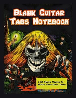 Book cover for Blank Guitar Tabs Notebook