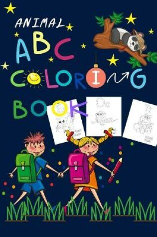 Cover of animal ABC Coloring Books