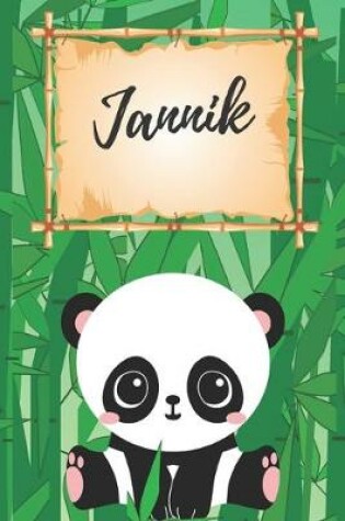 Cover of personalisiertes Notizbuch Panda / Malbuch / Kritzelbuch / Tagebuch / Journal / Notizheft / DIN A5 / Geschenke Jannik