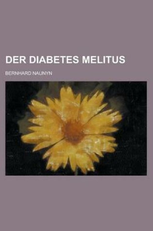 Cover of Der Diabetes Melitus
