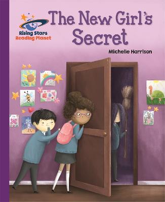 Book cover for Reading Planet - The New Girl's Secret - Purple: Galaxy
