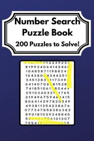 Cover of Number Search Puzzle Book