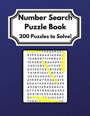 Book cover for Number Search Puzzle Book