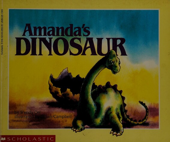 Book cover for Amanda's Dinosaur