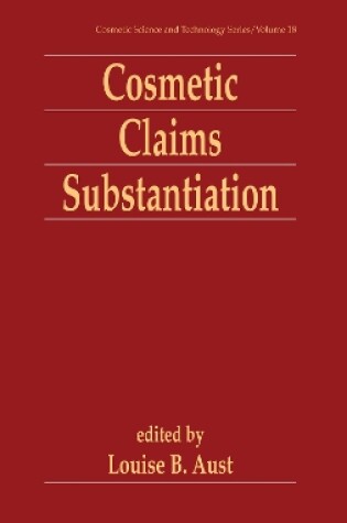 Cover of Cosmetic Claims Substantiation