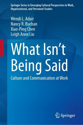 Book cover for What Isn’t Being Said