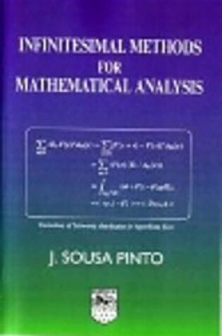 Cover of Infinitesimal Methods of Mathematical Analysis