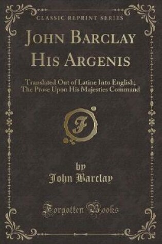 Cover of John Barclay His Argenis