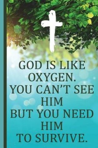 Cover of God Is Like Oxygen. You Can't See Him But You Need Him to Survive.