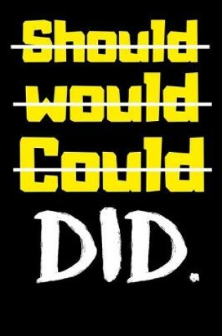 Cover of Should Would Could DID in Yellow