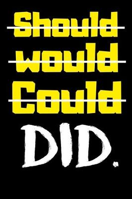 Book cover for Should Would Could DID in Yellow