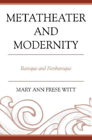 Cover of Metatheater and Modernity