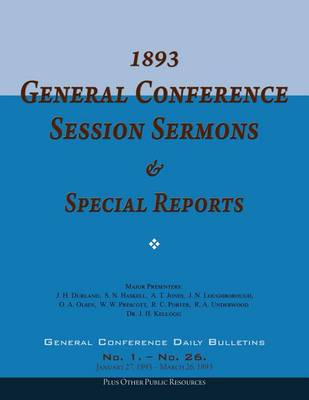 Book cover for 1893 General Conference Session Sermons & Special Reports