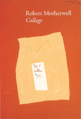 Book cover for Robert Motherwell: Collage