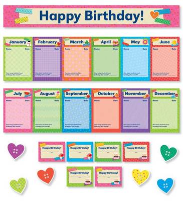 Book cover for Tape It Up! Birthdays Mini Bulletin Board