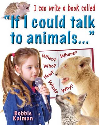 Book cover for I Can Write a Book Called If I Could Talk to Animals...