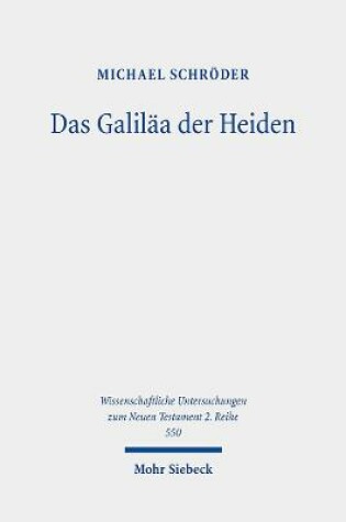 Cover of Das Galilaa der Heiden