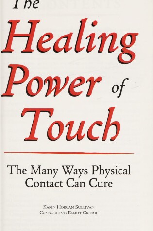 Cover of The Healing Power of Touch