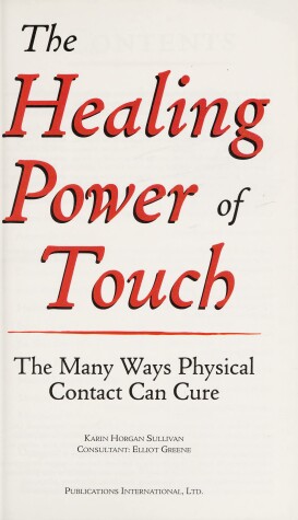 Cover of The Healing Power of Touch