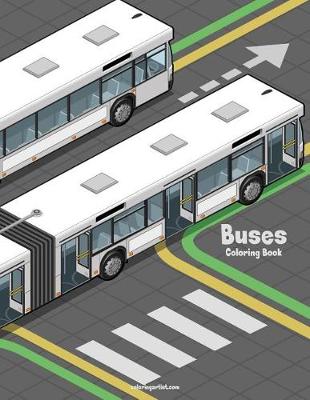 Cover of Buses Coloring Book