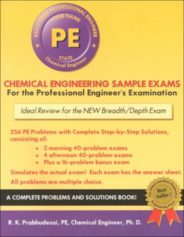 Book cover for Chemical Engineering Sample Exams