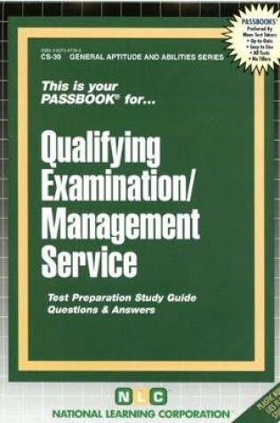 Cover of QUALIFYING EXAMINATION / MANAGEMENT SERVICE