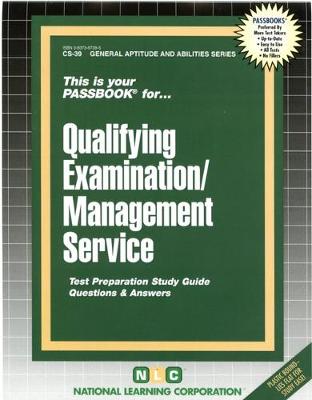 Book cover for QUALIFYING EXAMINATION / MANAGEMENT SERVICE