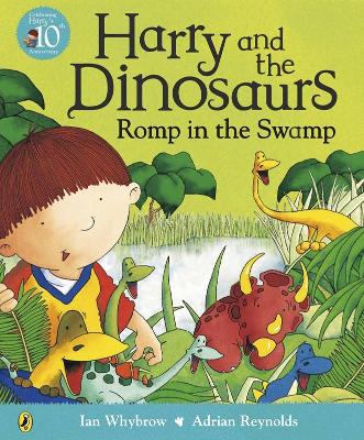 Book cover for Harry and the Dinosaurs Romp in the Swamp