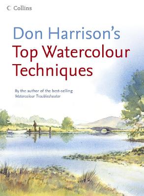 Book cover for Don Harrison’s Top Watercolour Techniques