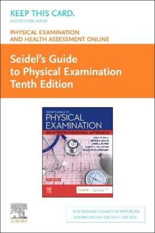 Cover of Physical Examination and Health Assessment Online for Seidel's Guide to Physical Examination (Access Card)