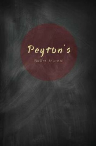 Cover of Peyton's Bullet Journal