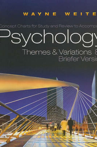 Cover of Psychology, Concept Charts for Study and Review