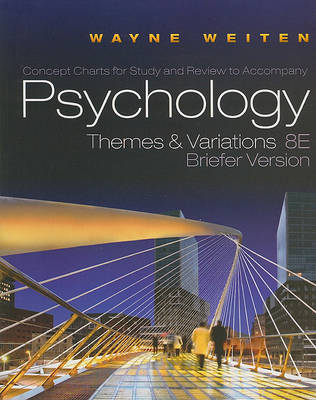 Book cover for Psychology, Concept Charts for Study and Review