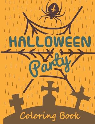 Book cover for Halloween Party Coloring Book