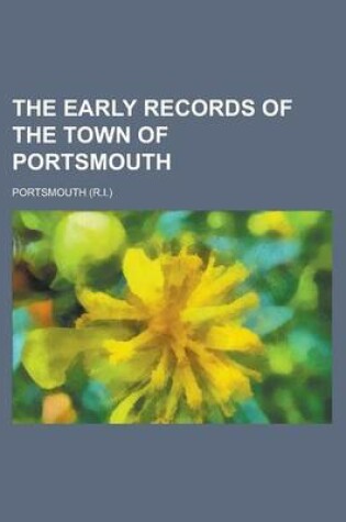 Cover of The Early Records of the Town of Portsmouth