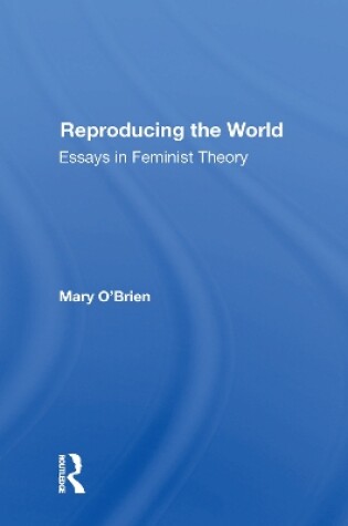 Cover of Reproducing The World