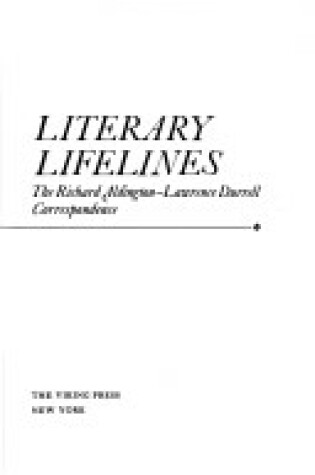 Cover of Literary Lifelines