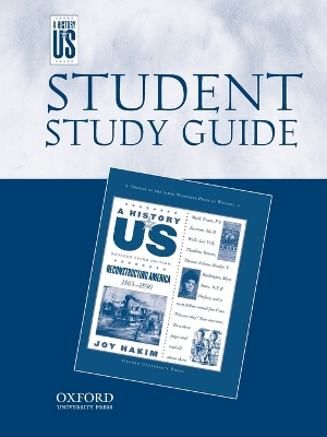 Book cover for A History of US: Reconstructing America, Student Study Guide Book 7