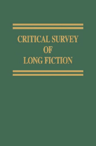Cover of Critical Survey of Long Fiction