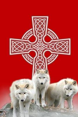 Book cover for Celtic Wolf Journal (Red)