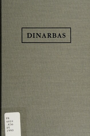 Cover of Dinarbas A Tale; Being a Continuation of Rasselas, Prince of Abissinia