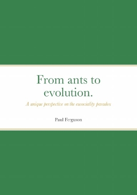 Book cover for From ants to evolution.