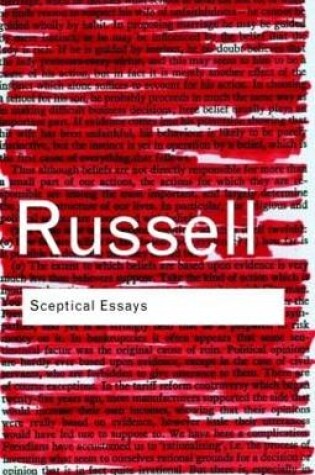 Cover of Sceptical Essays