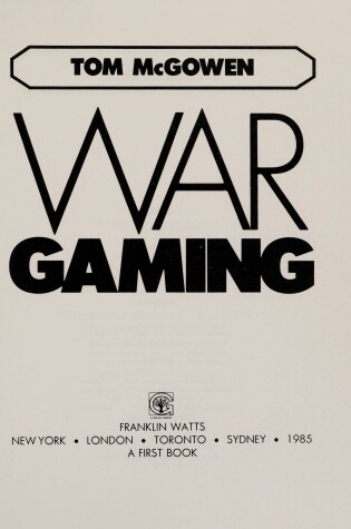 Cover of War Gaming