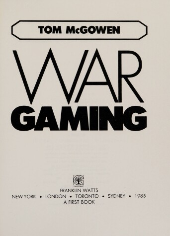 Book cover for War Gaming