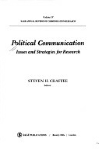 Cover of Political Communication