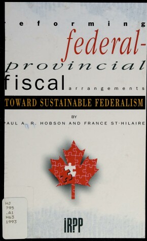 Book cover for Toward Sustainable Federalism