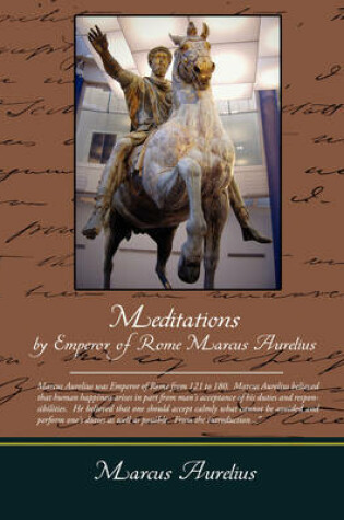Cover of Meditations by Emperor of Rome Marcus Aurelius