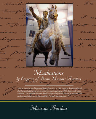 Book cover for Meditations by Emperor of Rome Marcus Aurelius