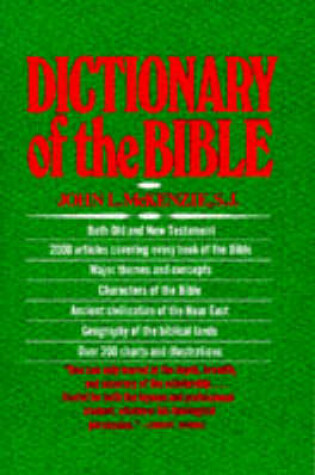 Cover of Dictionary of the Bible